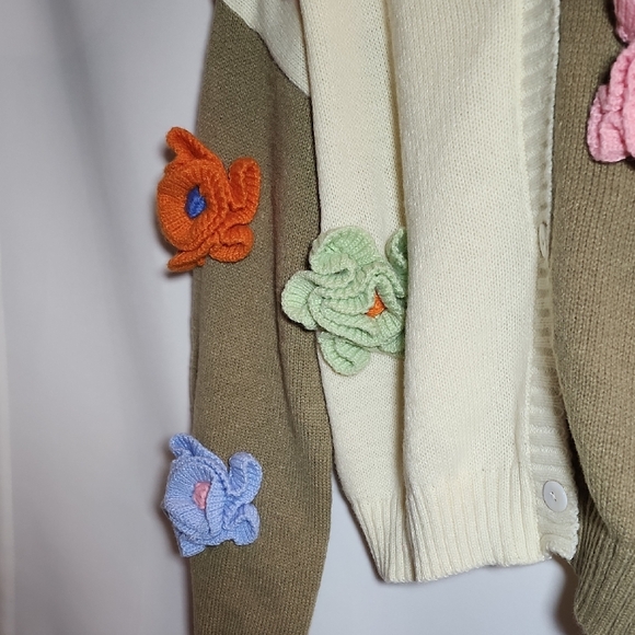 Colorful Floral Women's Cardigan - Picture 4 of 11